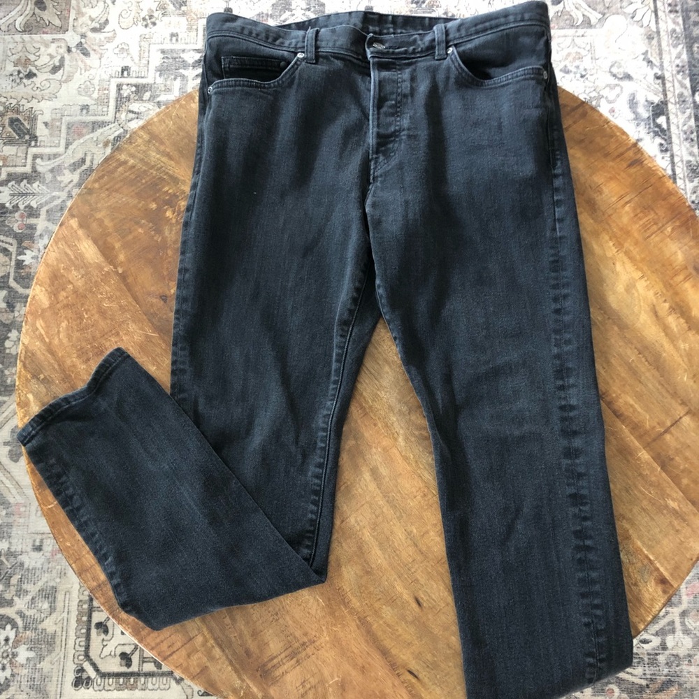 H&M Men’s Black Wash Slim Jeans